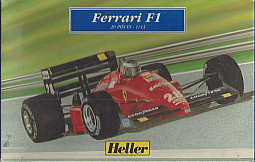 Slotcars66 Ferrari F1-87 1/43rd Scale Plastic Kit by Heller 